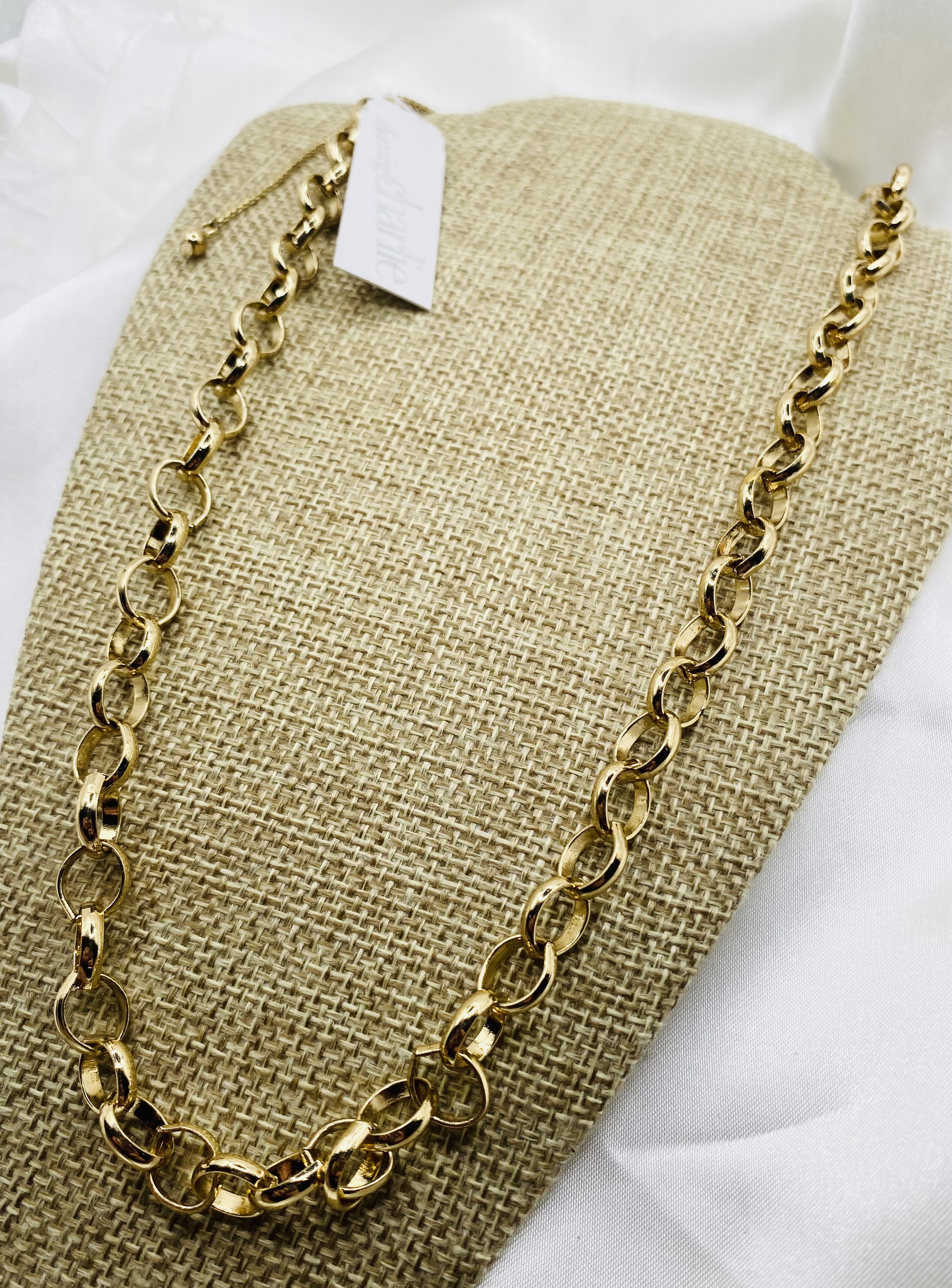 Image 3 for Charming Charlie Gold Chain Necklace NWT
